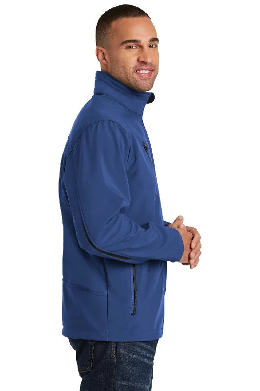 Port Authority Mens Welded Wind & Water Resistant Full Zip Jacket - Estate Blue