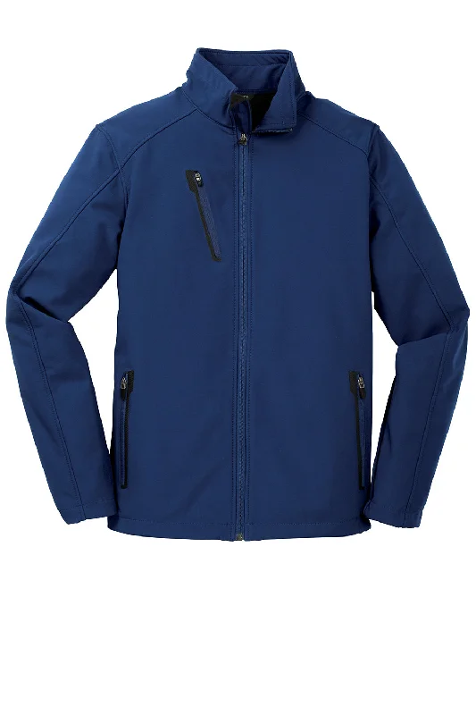 Port Authority Mens Welded Wind & Water Resistant Full Zip Jacket - Estate Blue