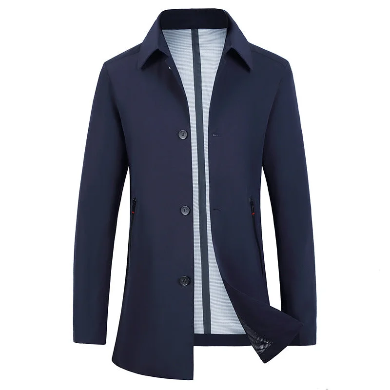 Premium Gentlemen Business Casual Fitted Jacket