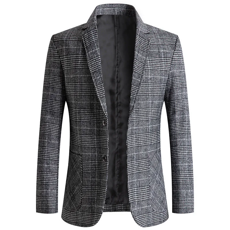 PREMIUM SLIM FITTED STRIPE BLAZER