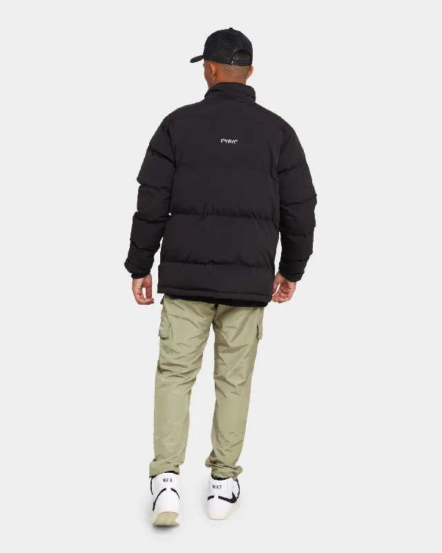 PYRA Padded Puffa Jacket Black