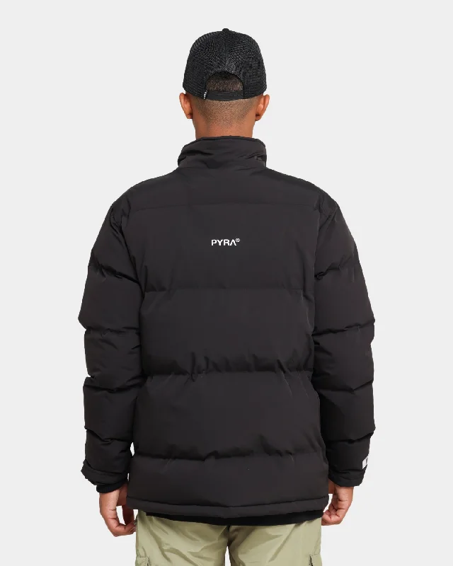 PYRA Padded Puffa Jacket Black