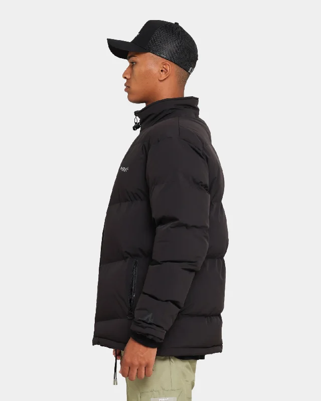 PYRA Padded Puffa Jacket Black