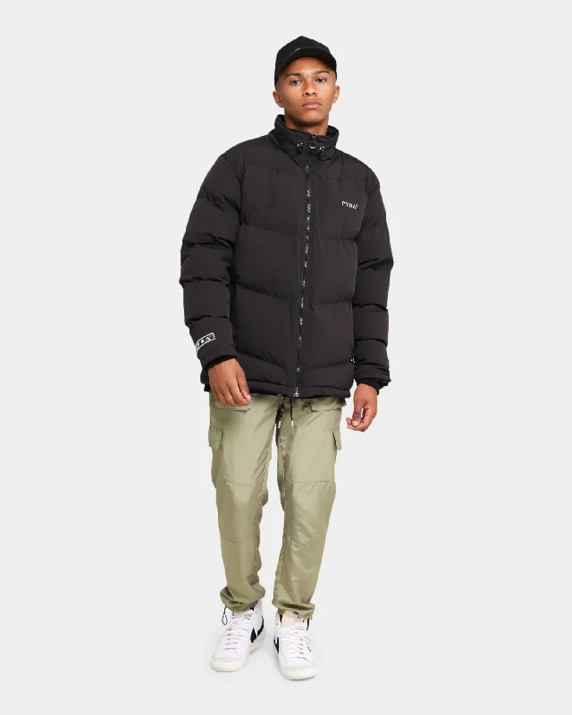 PYRA Padded Puffa Jacket Black