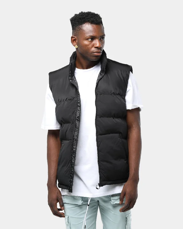 Pyra Sleeveless Padded Puffa Vest Black