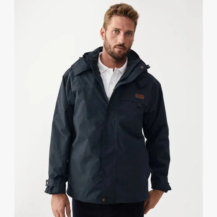 Rockley Jacket - Navy/Ironbark