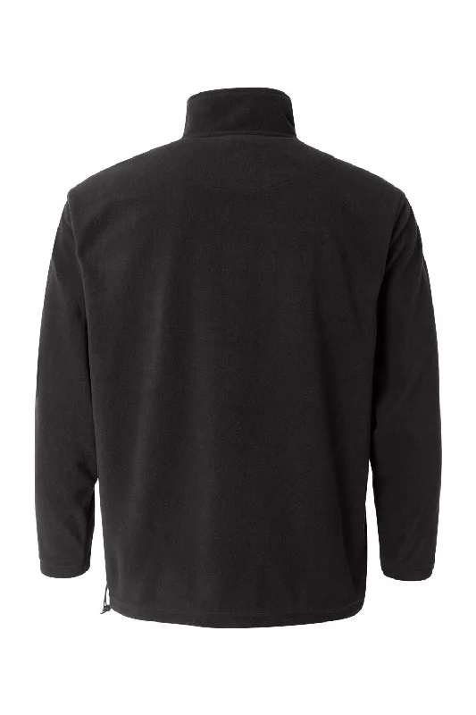 Sierra Pacific Mens Pill Resistant Microfleece Full Zip Jacket - Onyx Black - NEW