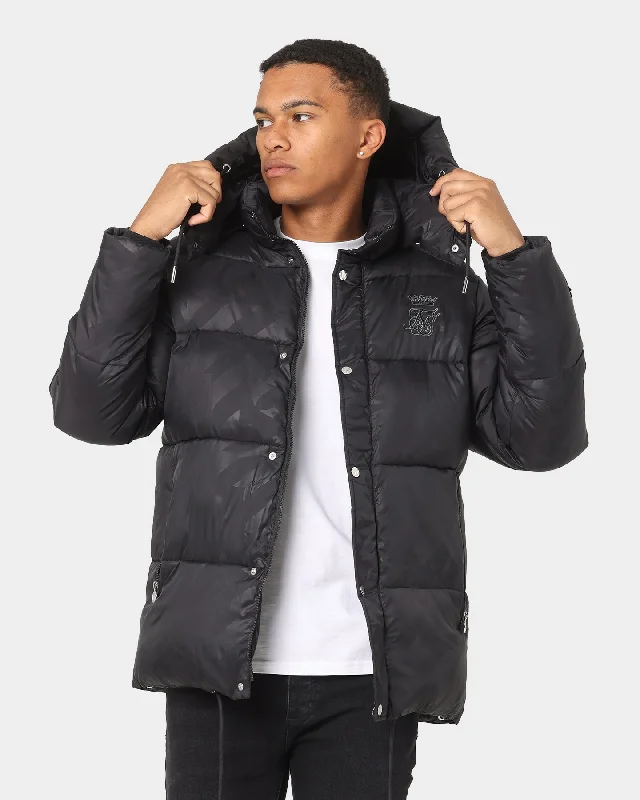 Sik Silk Messi x SikSilk Puffer Jacket Black