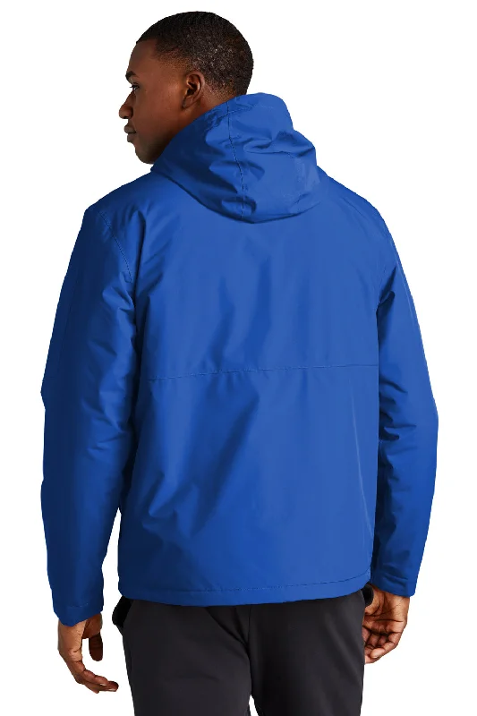 Sport-Tek Mens Waterproof Insulated Full Zip Hooded Jacket - True Royal Blue