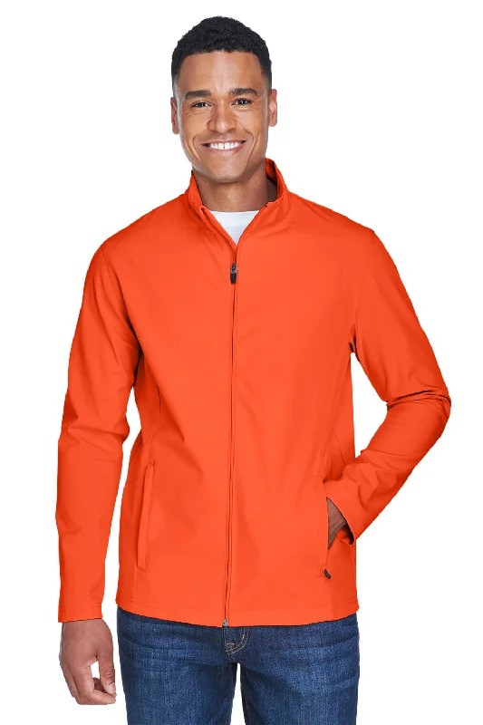 Team 365 Mens Leader Windproof & Waterproof Full Zip Jacket - Orange