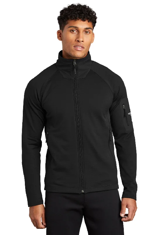 The North Face Mens Mountain Peaks Fleece Full Zip Jacket - Black - Closeout