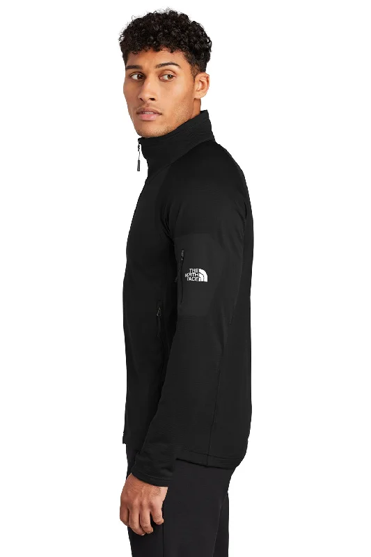 The North Face Mens Mountain Peaks Fleece Full Zip Jacket - Black - Closeout