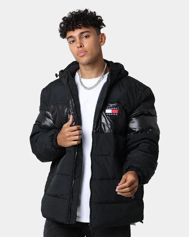 Tommy Jeans Tonal Light Puffer Jacket Black