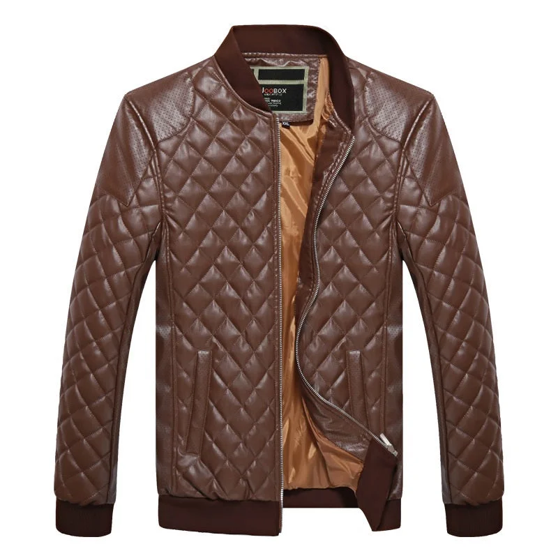 Top Men's Velvet Leather Jacket