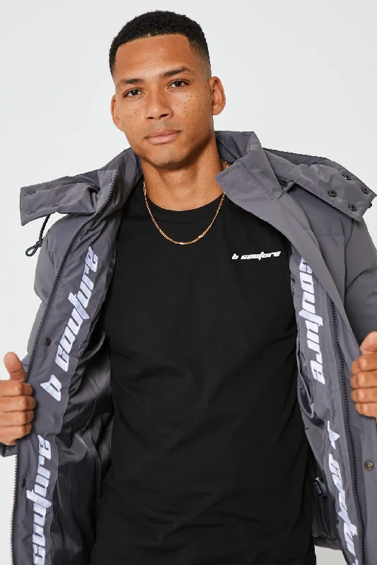 Upminster Puffer Jacket - Dark Grey