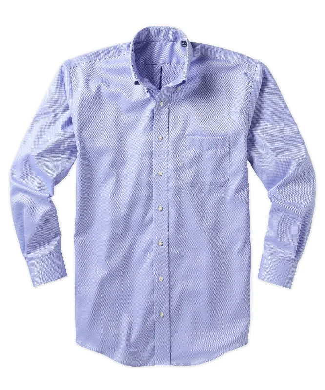 Non-Iron Pinpoint Solid Sport Shirt