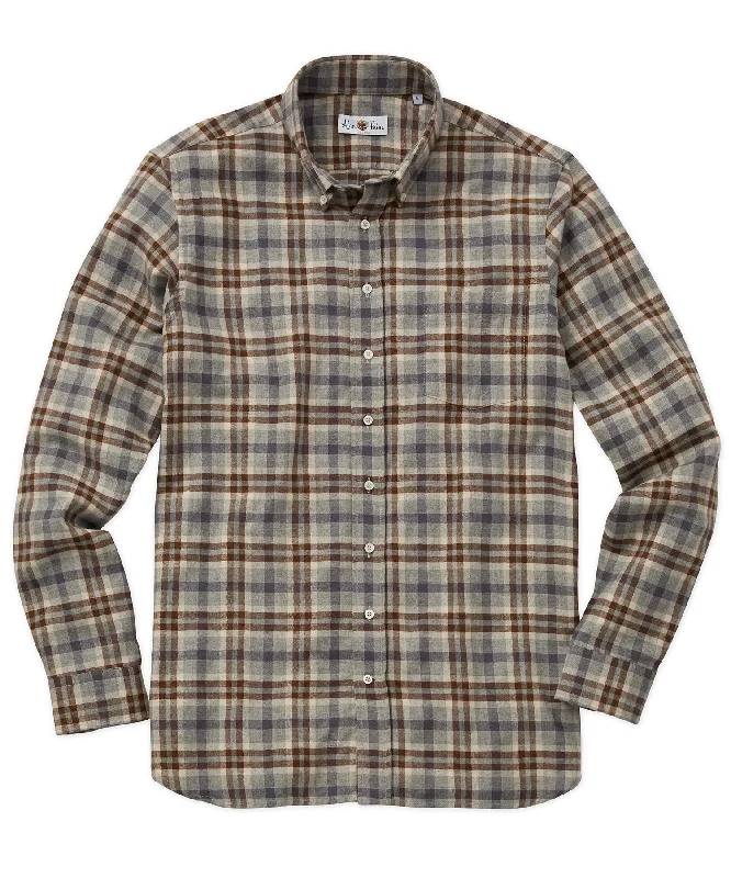 Ganstead Plaid Button-Down Sport Shirt