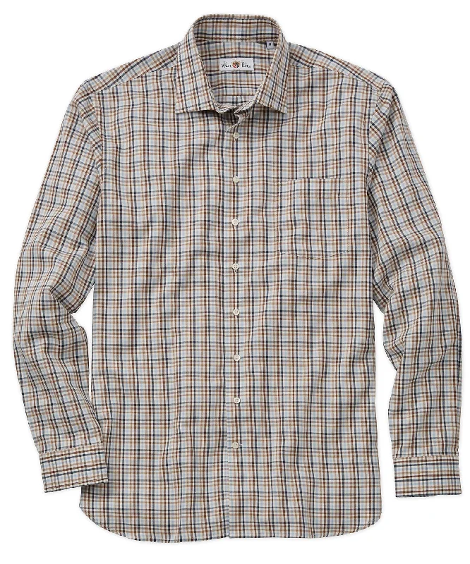 Finstall Tattersall Check Long-Sleeve Sport Shirt