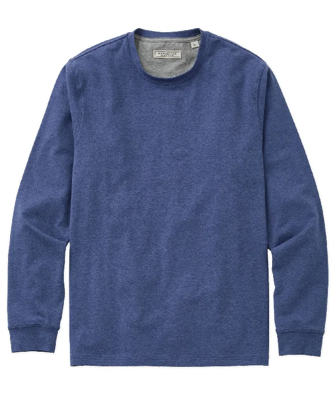 Stretch Cotton Heather Long-Sleeve Tee