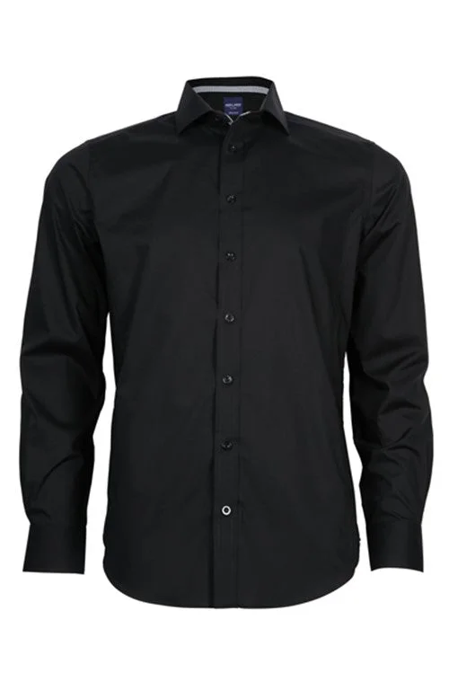 Abelard Santo Stretch Poplin Slim Fit Shirt