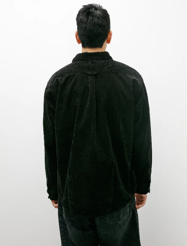 Corduroy Overshirt Black