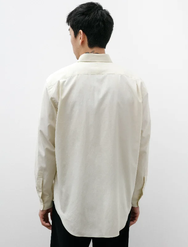 Washed Finx Twill Shirt Light Yellow