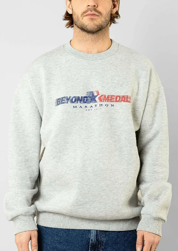 Beyond Medals Men's Marathon Crewneck