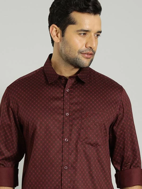 Men Printed Full Sleeve Cotton Blend Shirt