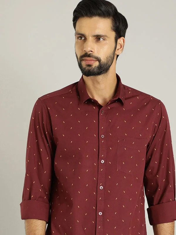 Men Printed Full Sleeve Cotton Shirt