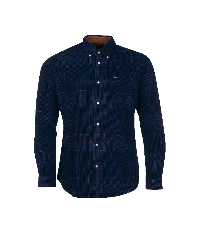 Blair Tailored Fit Shirt Midnight Tartan - Multi