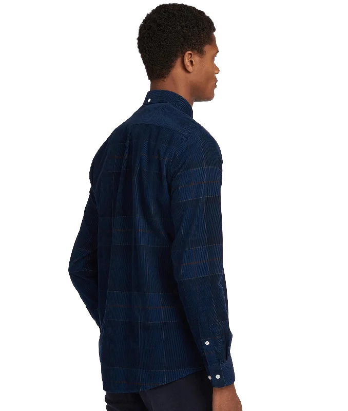 Blair Tailored Fit Shirt Midnight Tartan - Multi