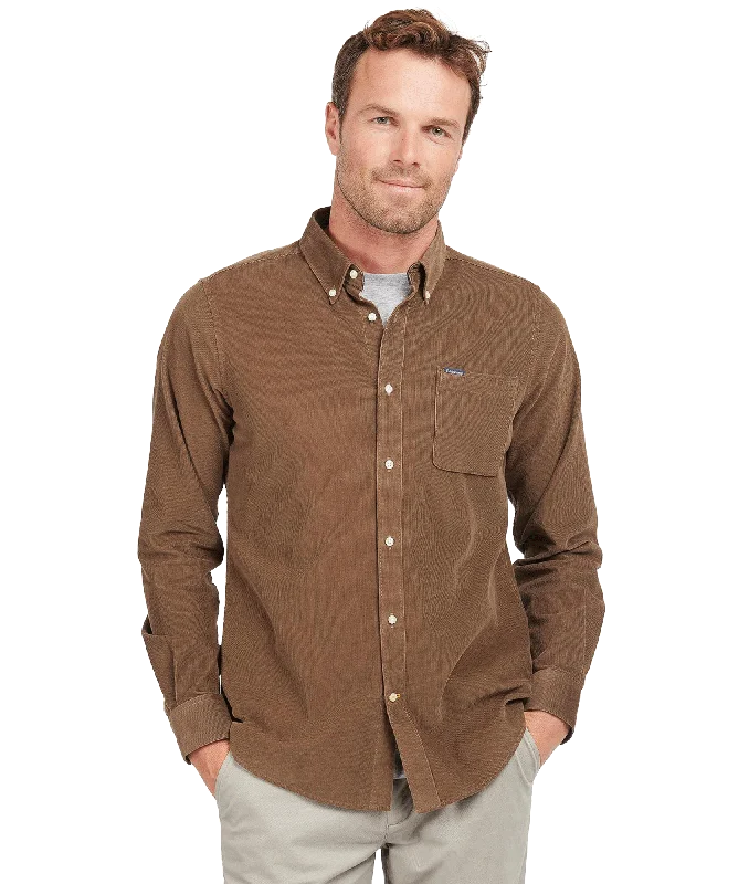 Ramsey Tailored Fit Shirt - Brown