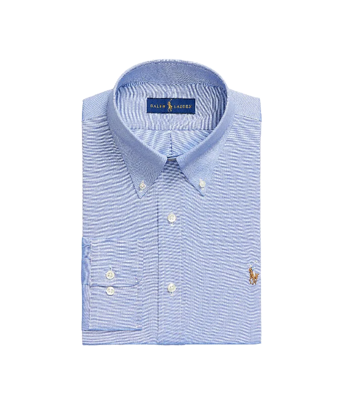 Custom Fit Oxford Shirt - Blue