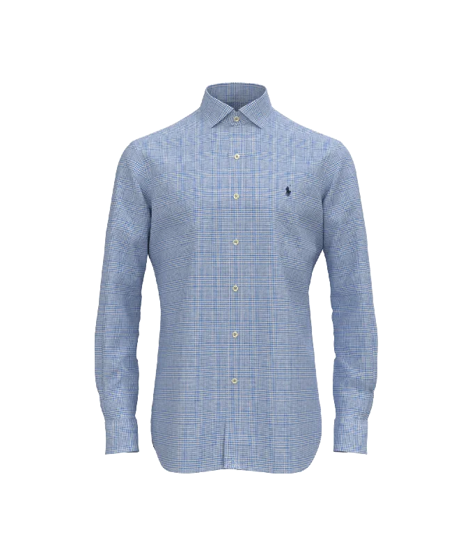 Long Sleeve Dress Shirt - Blue