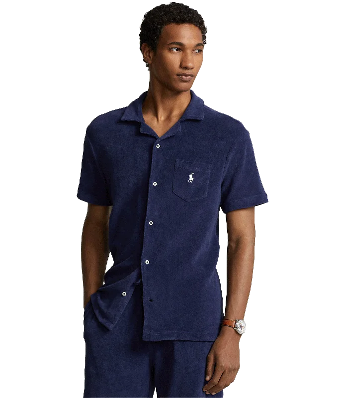 Terry Camp Shirt - Navy