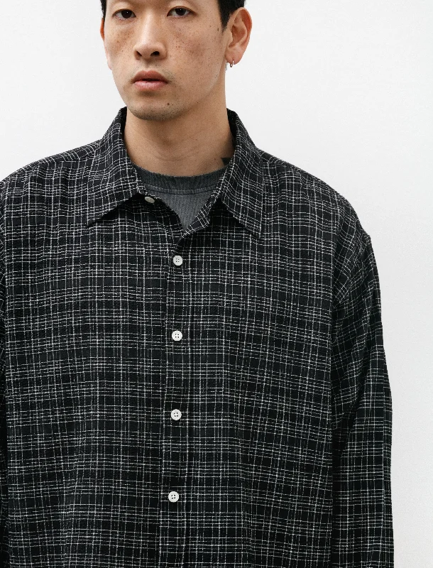 Vacation Shirt Black Check