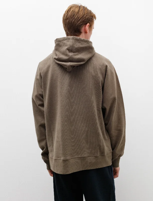 MHL Hoodie Dry Loopback Jersey Olive Leaf