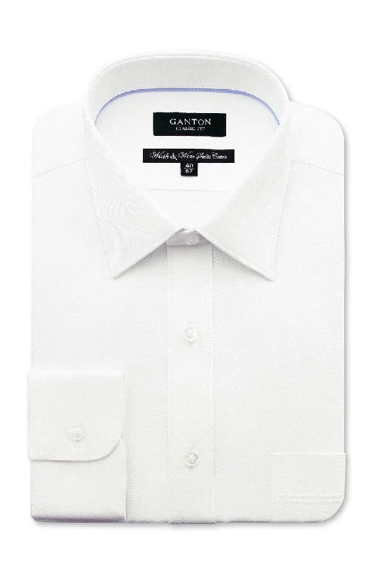 Windsor Luxury White Twill Shirt