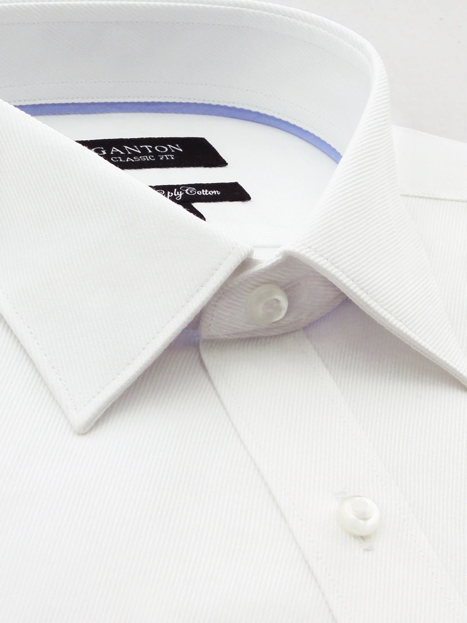 Windsor Luxury White Twill Shirt