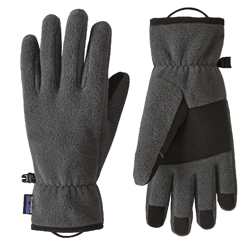 Patagonia Synchilla Fleece Gloves Forge Grey