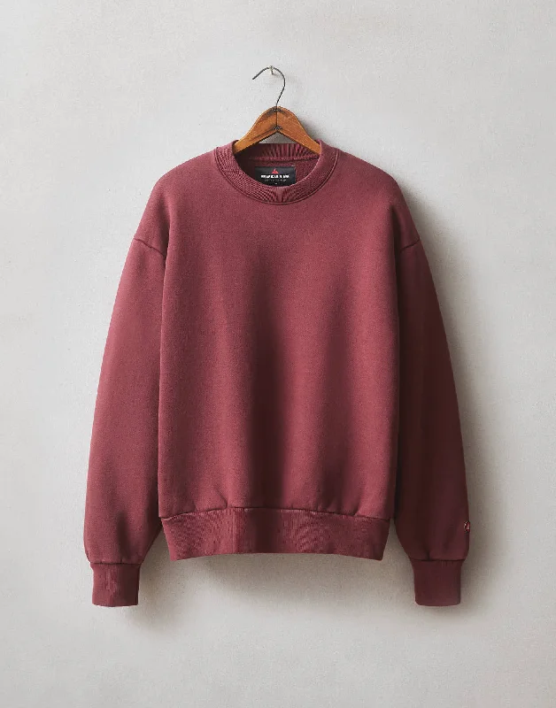 American Vintage Crew Sweatshirt - Zinfandel