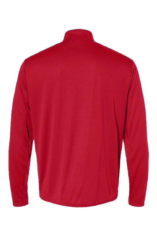 C2 Sport Mens Moisture Wicking 1/4 Zip Sweatshirt - Red - NEW