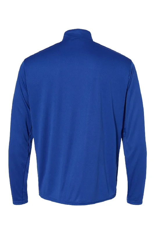 C2 Sport Mens Moisture Wicking 1/4 Zip Sweatshirt - Royal Blue - NEW