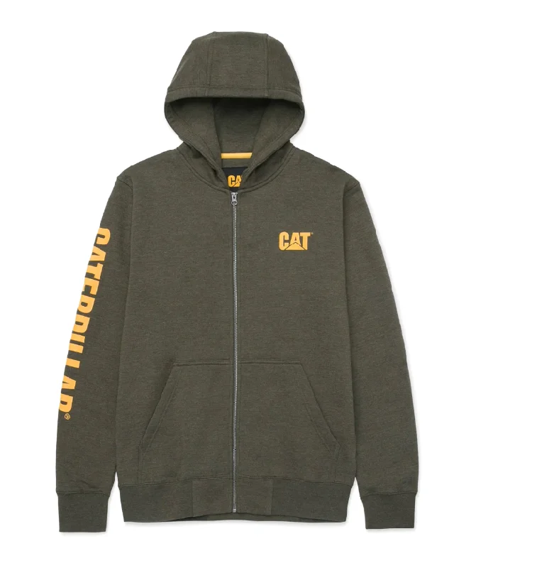 CAT Men's Full Zip Hooded Sweatshirt