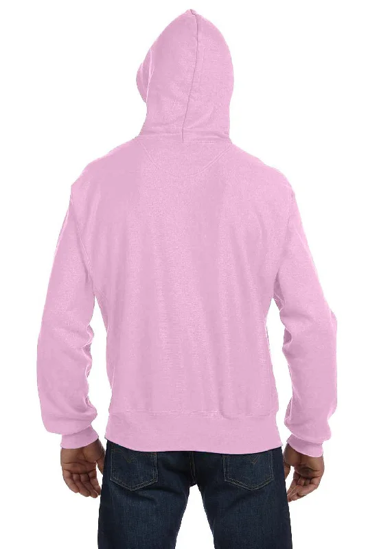 Champion Mens Shrink Resistant Hooded Sweatshirt Hoodie - Candy Pink