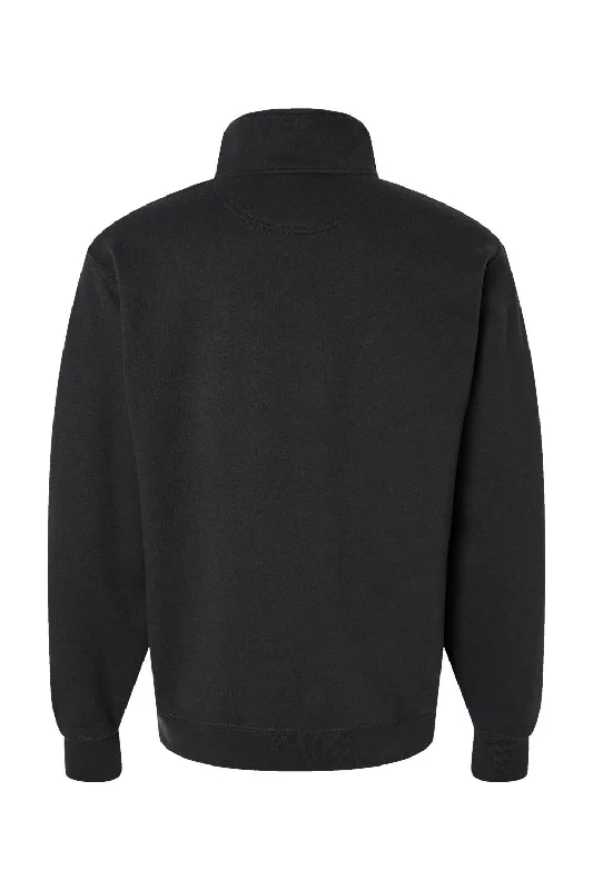 Champion Mens PowerBlend 1/4 Zip Sweatshirt - Black - NEW