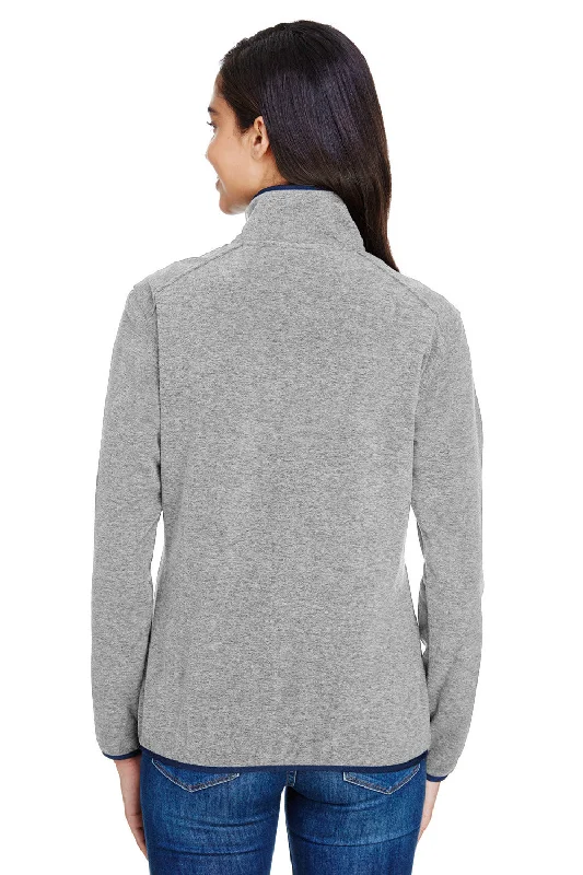 Dri Duck Mens Denali Mountain UPF 50+ Fleece Sweatshirt - Platinum Grey - NEW