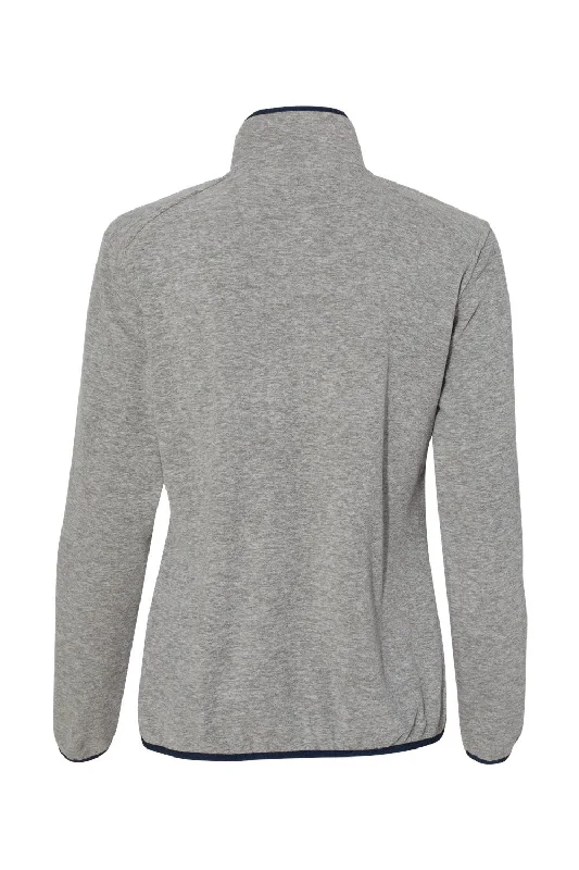 Dri Duck Mens Denali Mountain UPF 50+ Fleece Sweatshirt - Platinum Grey - NEW