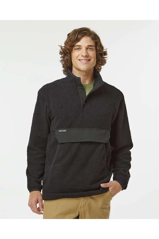 Dri Duck Mens Timber Mountain Anti Static Fleece Sweatshirt - Black - NEW