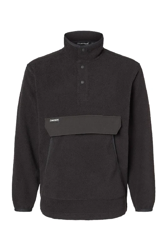 Dri Duck Mens Timber Mountain Anti Static Fleece Sweatshirt - Black - NEW